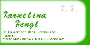 karmelina hengl business card